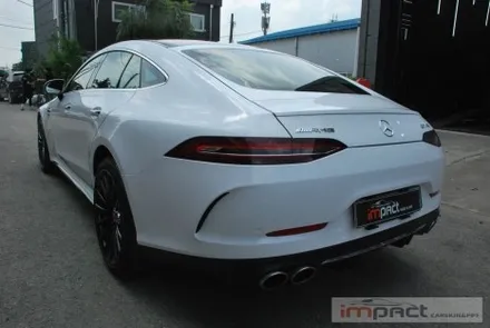 수원 고광택랩핑,ppf전문 임팩트 벤츠amg gt43 고광택 화이트 전체시공 / 수원시 권선구 고색동