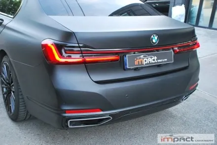 수원 랩핑샵 임팩트 BMW7시리즈 전체 크롬죽이기 래핑 잘하는곳! / 수원시 권선구 고색동