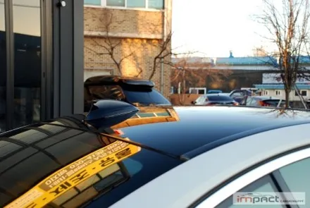 수원 랩핑 잘하는곳 ! BMW5시리즈 루프 재시공 및 실내 카본 랩핑 / 수원시 권선구 고색동