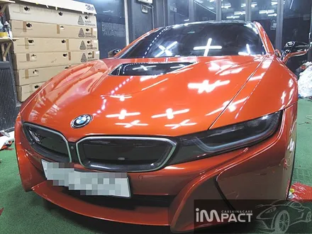[수원/랩핑] BMW i8 피어리오렌지 전체랩핑 / 수원시 권선구 고색동