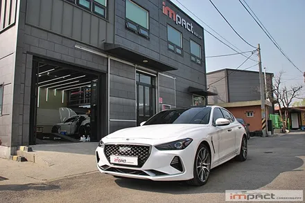 [수원/랩핑]제네시스G70 LB필름 전체랩핑 시공-임팩트WRAP&PPF전문점 / 수원, 광교, 화성, 동탄