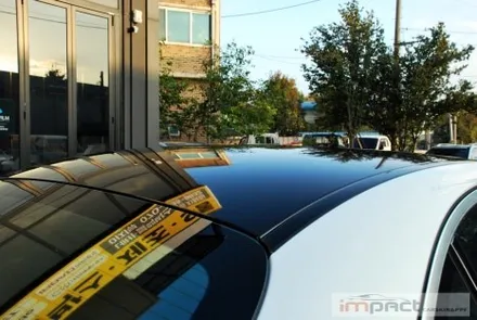 화성/수원 랩핑 임팩트 벤츠E클래스 유광 블랙 루프스킨 재시공 / 수원시 권선구 고색동