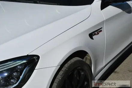 수원 고광택전문 임팩트 벤츠S63amg 화이트 전체랩핑 / 수원시 권선구 고색동