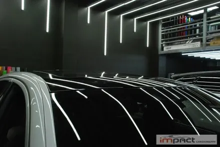 화성 수원 루프스킨 BMW5시리즈 530i 블랙유광 랩핑 재시공 / 수원시 권선구 고색동