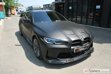 분당 용인 수원 랩핑 BMW M4(G82)무광 검정 매트 블랙 래핑 / 수원시 권선구 고색동