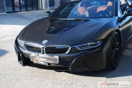 수원 화성 랩핑 BMW I8 로드스터 부분 손상부위 래핑 재시공 / 수원시 권선구 고색동