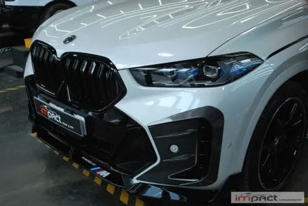 수원 고광택 랩핑 BMW X6 코치라인 데칼랩핑으로 포인트 주기 / 수원시 권선구 고색동
