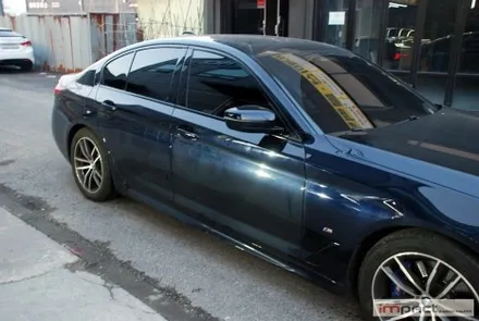 수원 화성 랩핑 BMW5시리즈  크롬 죽이기 랩핑으로 드레스업! / 수원시 권선구 고색동