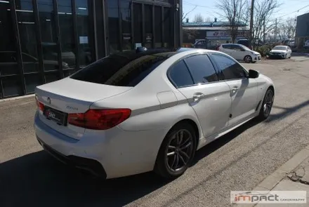 수원 루프스킨 잘하는곳 ! BMW 520d  필름 제거 및 랩핑 재시공 / 수원시 권선구 고색동