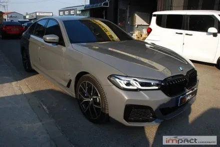 화성 수원 랩핑 BMW5시리즈 윈도우몰딩 , 휀더덕트 크롬죽이기 / 수원시 권선구 고색동