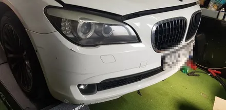 [수원/랩핑] BMW7 전체랩핑 이후 부분랩핑 시공 / 수원시 권선구 고색동