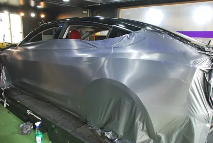 [수원/랩핑] 테슬라 모델3 브러쉬메탈릭스틸 전체랩핑 / 수원, 광교, 화성, 동탄