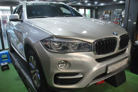 [수원/랩핑] BMW X6 에이버리 화이트유광 전체랩핑 / 수원, 광교, 화성, 동탄
