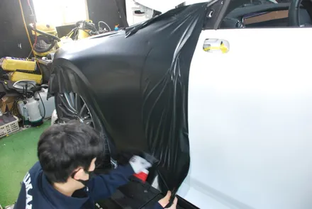 [수원/랩핑] 벤츠AMG GT 사틴블랙락그레이메탈릭 전체랩핑 / 수원, 광교, 화성, 동탄