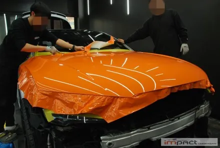 수원랩핑시공전문 아우디RS7 고광택레드오렌지 시공은 이렇게! / 수원, 광교, 화성, 동탄