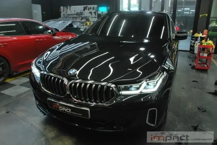 수원 랩핑샵 임팩트 BMW 630i 6GT 전체 크롬죽이기, 실내카본랩핑 / 수원시 권선구 고색동