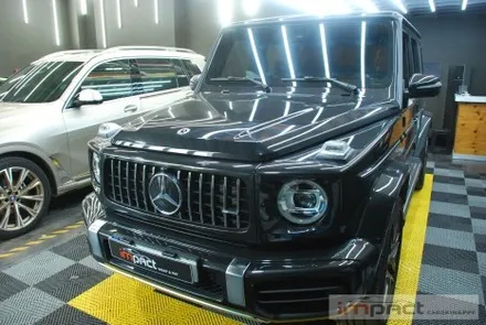 수원 광교 랩핑 벤츠 G63 AMG G바겐 지바겐 나이트패키지로 올블랙 변신! / 수원시 권선구 고색동
