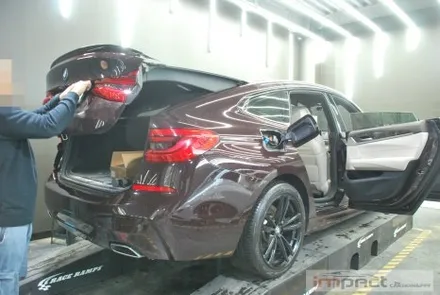 광교 수원 랩핑 고광택 블랙유광 필름으로 BMW6GT 630d 올블랙 스타일 완성! / 수원시 권선구 고색동