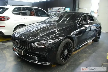 수원 랩핑 벤츠 AMG GT43 올블랙만의 강렬한 분위기로 존재감UP! / 수원시 권선구 고색동
