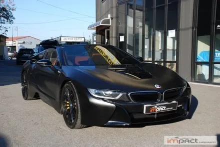 수원 화성 랩핑 BMW I8 로드스터 부분 손상부위 래핑 재시공 / 수원시 권선구 고색동