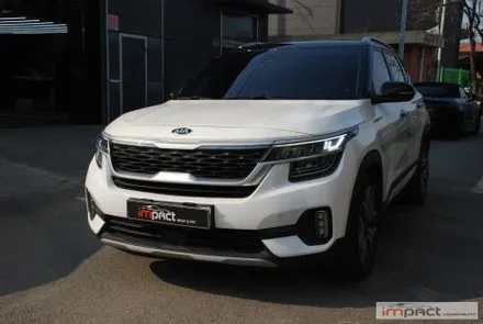 수원 랩핑 기아 셀토스 루프 , 스포일러 재시공으로 갈라짐 완벽 복원! / 수원시 권선구 고색동