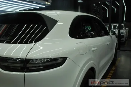 수원 화성 광교 랩핑샵 포르쉐 카이엔 전체제거 및 윈도우몰딩 크롬죽이기 / 수원시 권선구 고색동