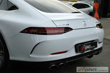 성남/광교/수원 랩핑샵 벤츠 amg gt43 화이트 전체시공 / 수원시 권선구 고색동