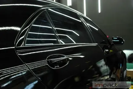 수원 랩핑샵 임팩트 벤츠s63 amg 전체+크롬죽이기로 올블랙 만들기 / 수원시 권선구 고색동