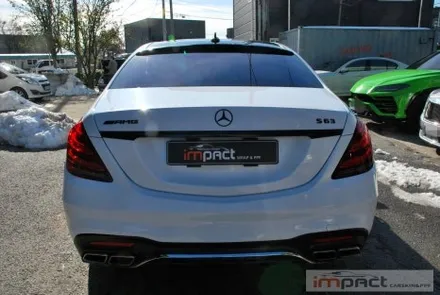 수원 고광택전문 임팩트 벤츠S63amg 화이트 전체랩핑 / 수원시 권선구 고색동