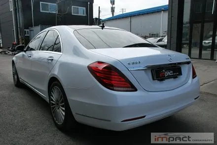 수원 임팩트 랩핑 고광택전문 벤츠s클래스 s350 제거후 전체랩핑 완료 / 수원시 권선구 고색동