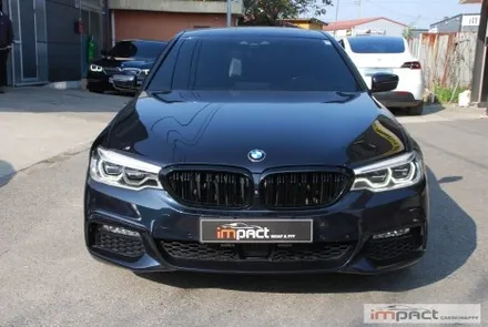 수원 용인 크롬죽이기 BMW5시리즈 윈도우몰딩 , 휀더 덕트 블랙랩핑 / 수원시 권선구 고색동