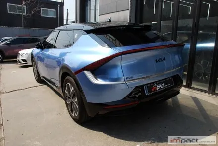 화성 수원 랩핑 KIA EV6 미스트 블루 랩핑&투톤 디자인으로 존재감up!! / 수원시 권선구 고색동