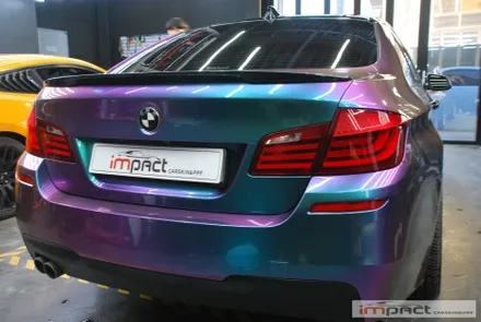 [수원/랩핑] bmw5 f10 고광택 카멜레온랩핑은 바로 이런것! / 수원, 광교, 화성, 동탄