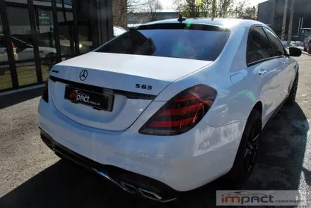 수원 고광택전문 임팩트 벤츠S63amg 화이트 전체랩핑 / 수원시 권선구 고색동