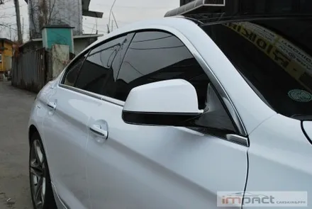 성남 분당 수원 랩핑 필름제거후 BMW640D 화이트 전체 래핑 시공 / 수원시 권선구 고색동