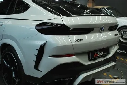 수원 고광택 랩핑 BMW X6 코치라인 데칼랩핑으로 포인트 주기 / 수원시 권선구 고색동