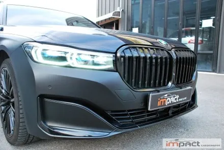 수원 랩핑샵 임팩트 BMW7시리즈 전체 크롬죽이기 래핑 잘하는곳! / 수원시 권선구 고색동