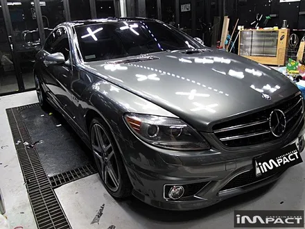 수원랩핑 벤츠CL63 AMG 메탈릭그레이유광 전체시공 by.수원임팩트 / 수원시 권선구 고색동