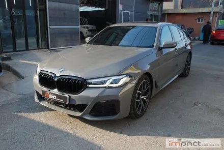 화성 수원 랩핑 BMW5시리즈 윈도우몰딩 , 휀더덕트 크롬죽이기 / 수원시 권선구 고색동