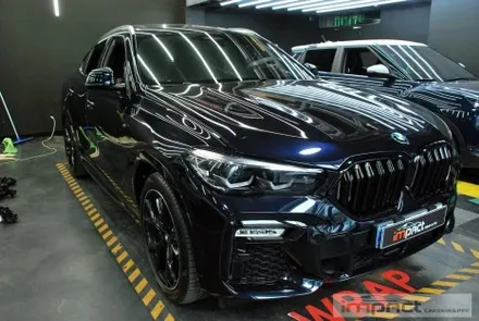광교 수원 성남 랩핑 임팩트 BMW X6 그릴교환,윈도우몰딩 크롬죽이기 / 수원시 권선구 고색동