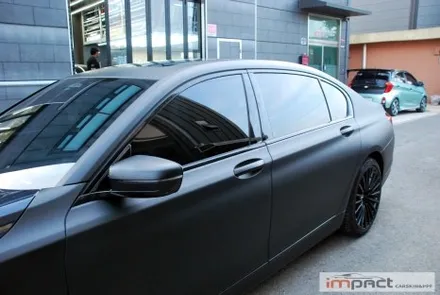 수원 랩핑샵 임팩트 BMW7시리즈 전체 크롬죽이기 래핑 잘하는곳! / 수원시 권선구 고색동
