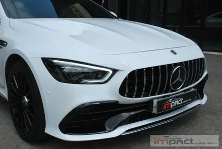수원 고광택랩핑,ppf전문 임팩트 벤츠amg gt43 고광택 화이트 전체시공 / 수원시 권선구 고색동