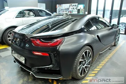 [수원/강남/분당] 임팩트 랩핑 압구정시골쥐 유튜버님 방문 ! BMW I8 전체랩핑 퀄리티란? / 수원시 권선구 고색동