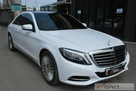 수원 임팩트 랩핑 고광택전문 벤츠s클래스 s350 제거후 전체랩핑 완료 / 수원시 권선구 고색동