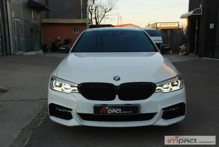 수원 랩핑 잘하는곳 ! BMW5시리즈 루프 재시공 및 실내 카본 랩핑 / 수원시 권선구 고색동