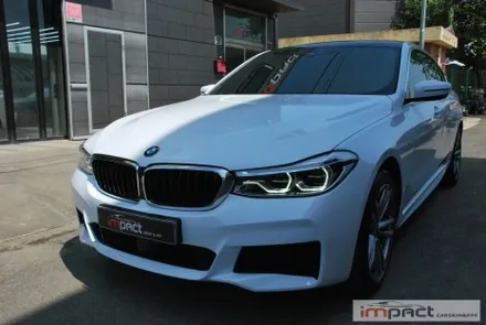 동탄 수원 랩핑 BMW6시리즈 6gt 화이트 전체 래핑 잘하는곳! / 수원시 권선구 고색동