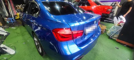 [수원/랩핑] BMW3 사틴블랙 전체랩핑 / 수원, 광교, 화성, 동탄