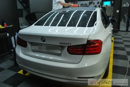 수원 랩핑 루프스킨 BMW3시리즈 갈라진루프 제거후 새단장!! / 수원시 권선구 고색동