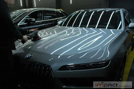 동탄 수원 랩핑 PPF BMW 740i DPE 좋지 못한 도장면은 광택기로 면정리 후 PPF재시공 / 수원시 권선구 고색동