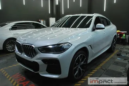 성남/광교/수원 랩핑 BMW X6 화이트에서 사틴블랙으로 드레스업! / 수원시 권선구 고색동